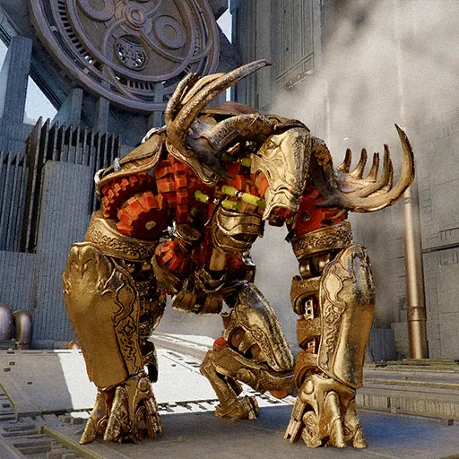 Clockwork White Horn